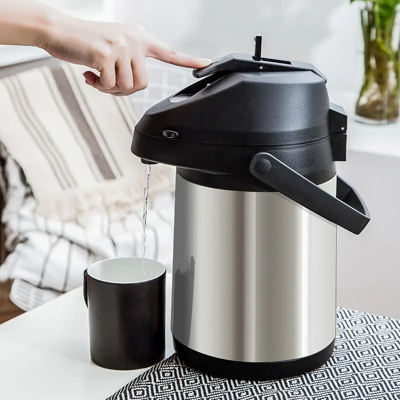 Airpot Thermal Coffee Carafe Airpot Coffee Dispenser Lever Action