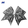 Pony Tail Group Team Color Custom Large Size Glitter Cheer Bows