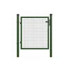 Powder coated metal wire mesh round post single garden gate