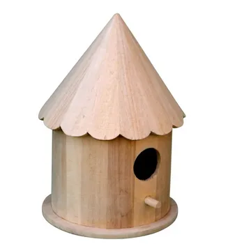 Small Wood Crafts Small Bird House,Unfinished Wooden Bird ...