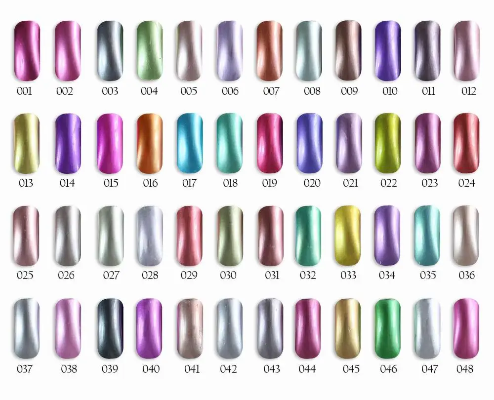 12pcs Color 1000 Soak off Metallic Nail Gel UV LED Gel Polish Nail Art Gel 10ml
