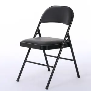 Garden Event Foldable Plastic Chair Portable Lifetime Cheap Outdoor Patio Furniture Black Plastic Folding Chairs