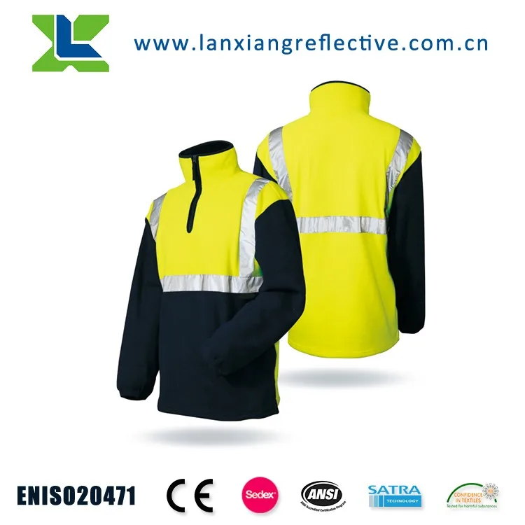 hi vis thermal moletom com capuz