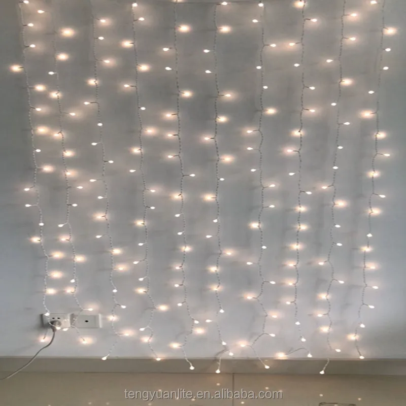 High Quality 3X1M LED Outdoor Christmas String Fairy Wedding Curtain Light