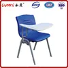 cheap metal tub white plastic chairs with writing pad