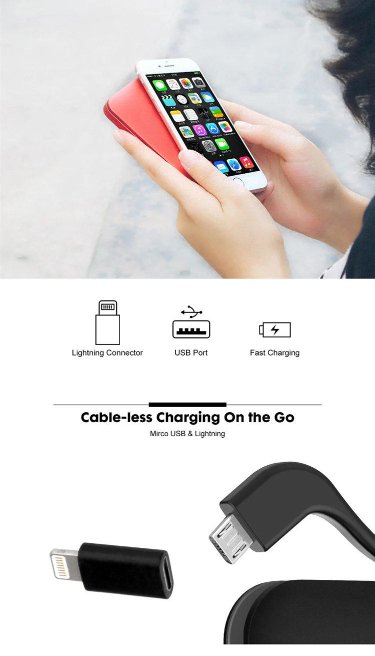 Compact Portable Charger Business For Iphone Promotional Huawei Company Corporate Samsung Phones More Personalised Your Logo Engraved Slim Black 4 000mah Bank Mobile Phone Accessories Compact Portable Charger Business