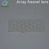 Array fresnel lens consists of 17 small lenses for LED road light