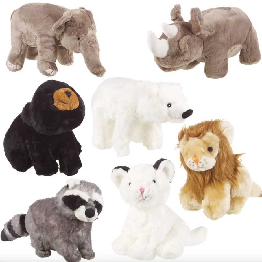 jungle animal plush toys