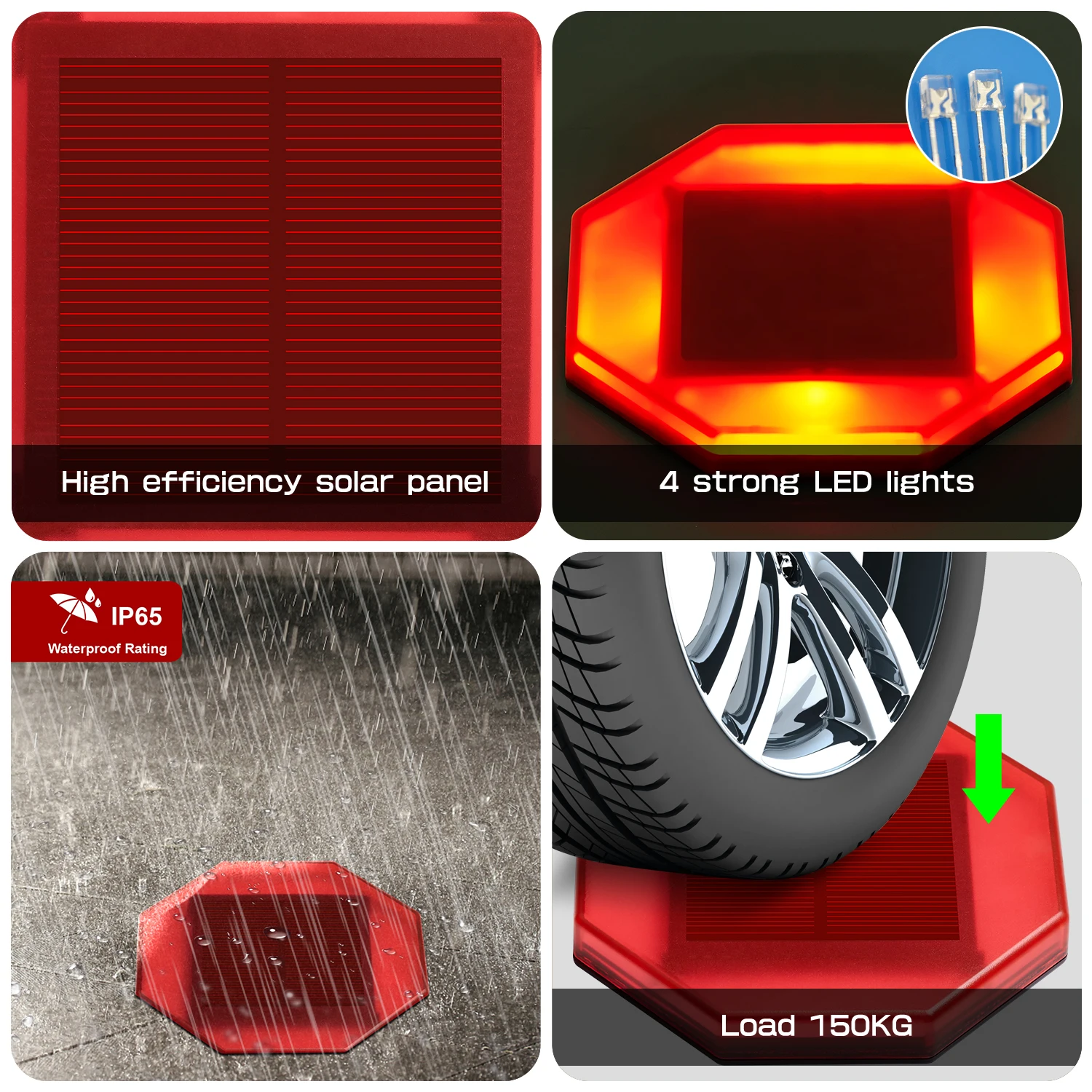 Decor Sidewalk Lights Solar Pavement Light LED Garden Brick Lamps Led Brick Paver