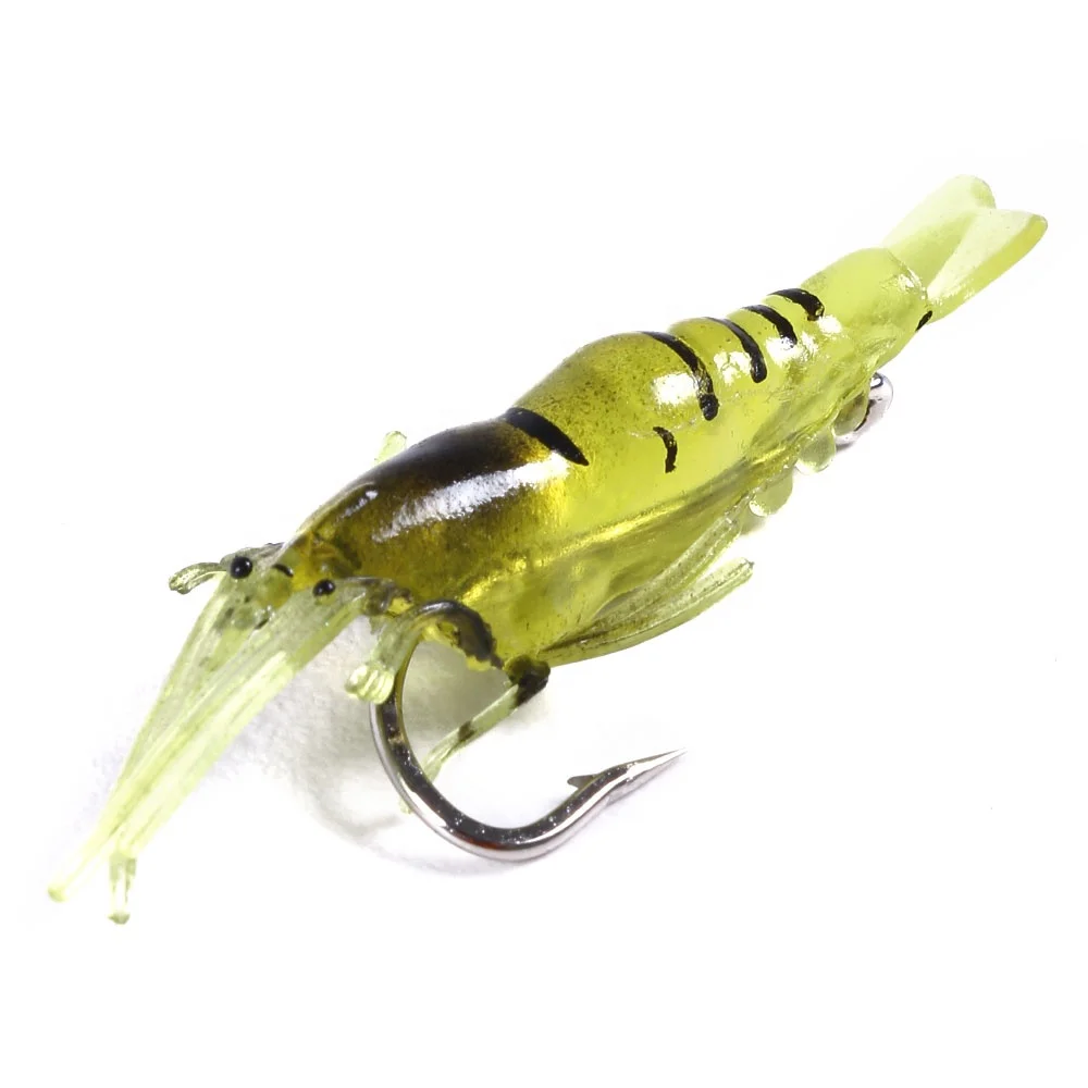 Hot Sale! Shrimp With Smell The Grass Shrimp Artificial Fishing Lure