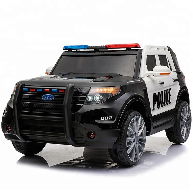 children's motorized police car