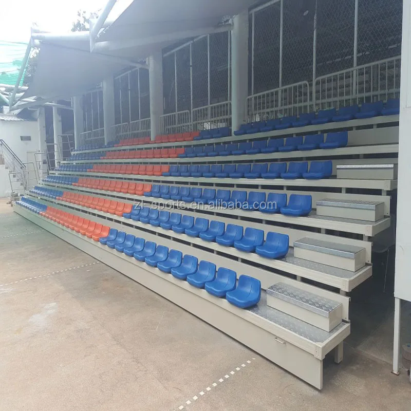 Used Outdoor Movable Bleacher Seats With Backrest Buy Outdoor Movable
