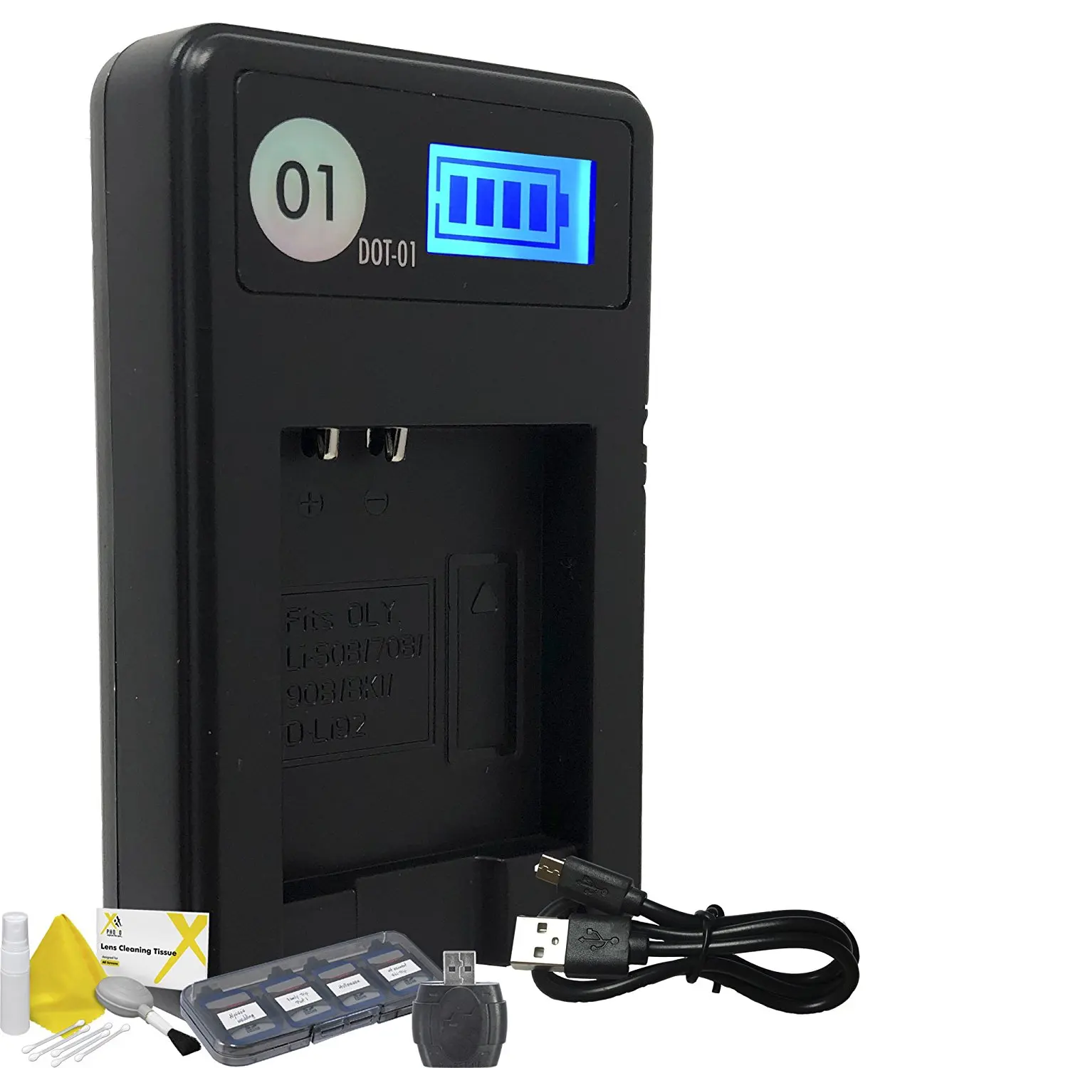Get Quotations · DOT-01 Replacement Smart LCD Display Charger for Sony NP-BK1 and Sony DSC