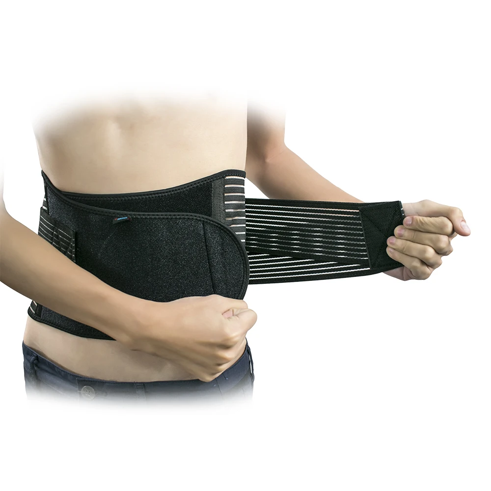 Zrwm22 Therapy Knitted Abdominal Stomach Lumbar Lower Back Support
