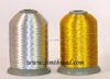 curtain thread embroidery logo700m metallic thread with metallic film and poly core