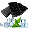 Ice tray square mold,silicone slow melting ice square mold for Whiskey