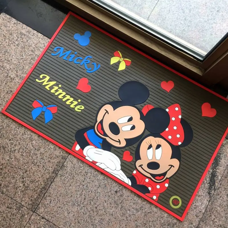 Mickey Mouse Entrance Welcome Pvc Printed Floor Mat Buy Pvc