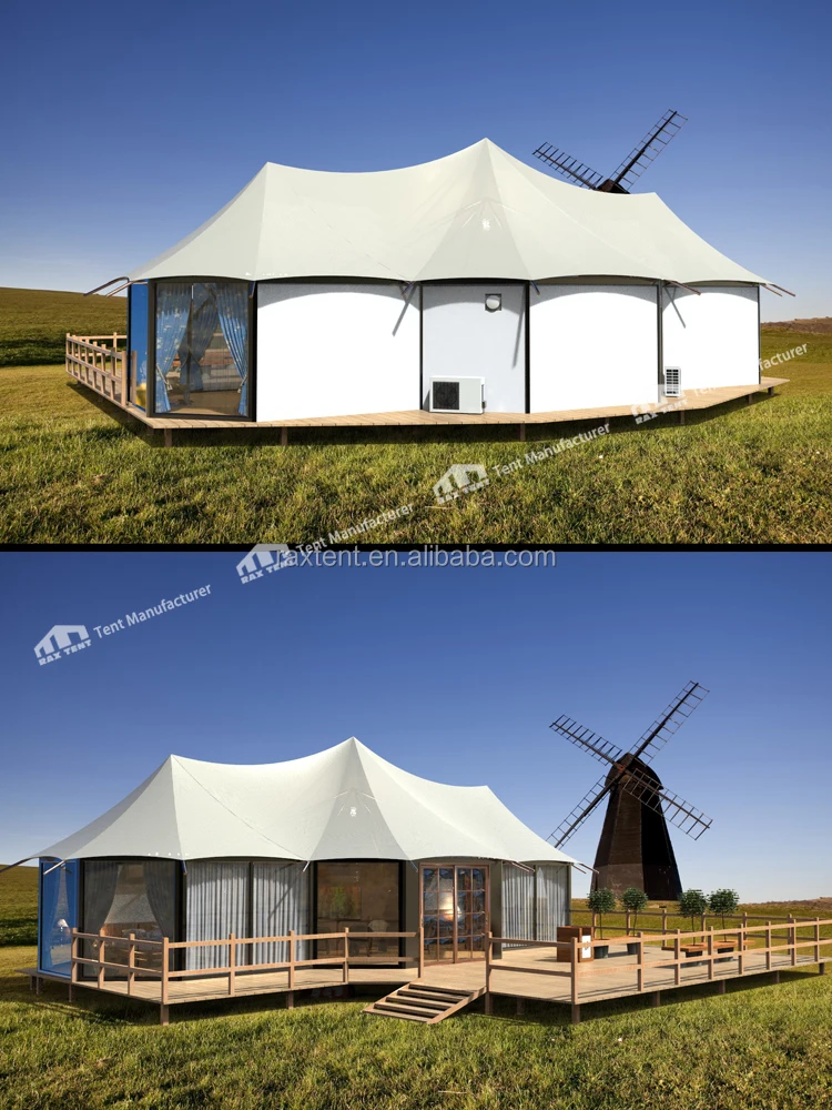 100 Sqm Tent House For Permanent Living Luxury Tent Home With Glass