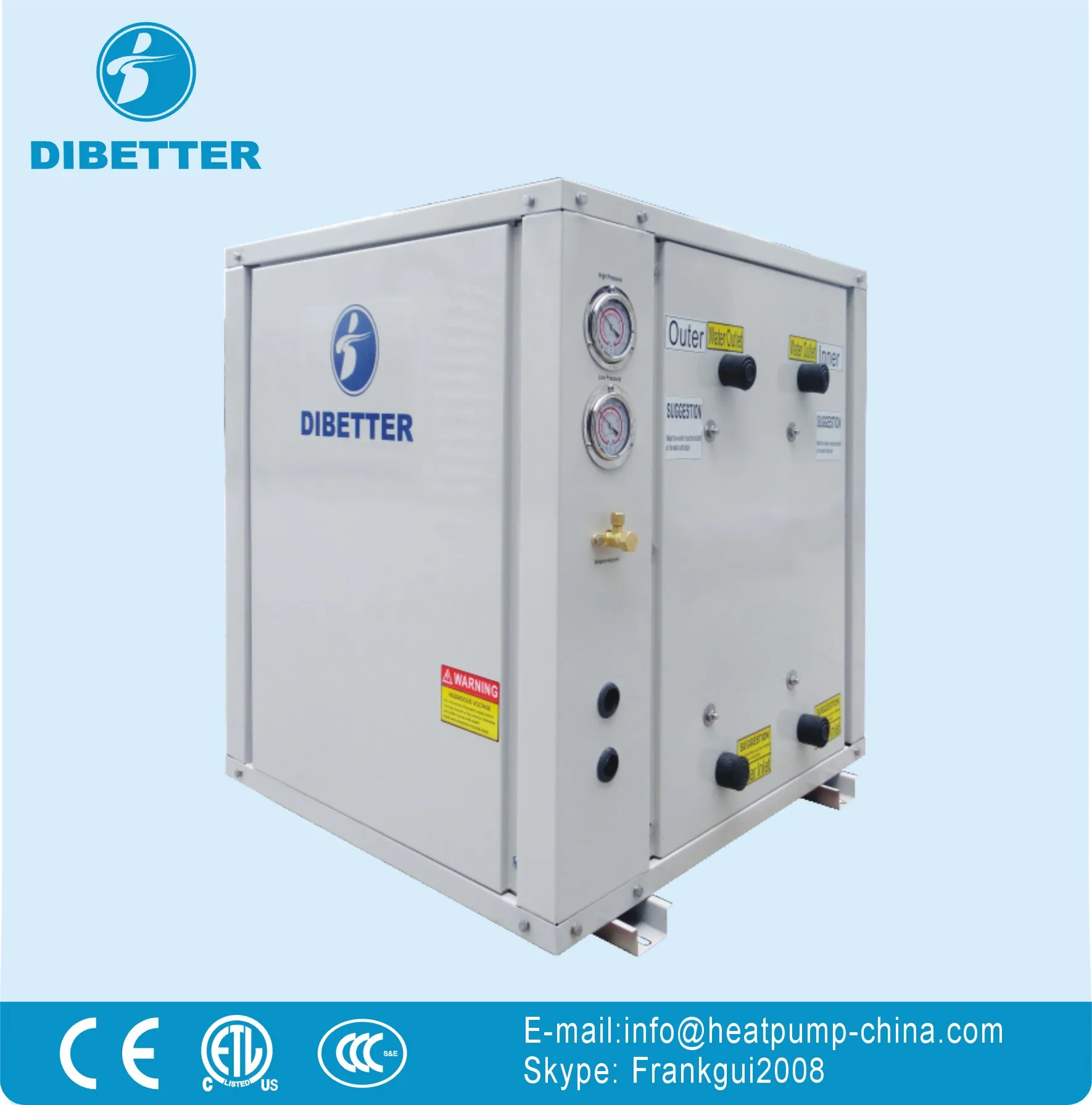 Water Heater, 70kw, EVI, Stainless, Steel - detail 8