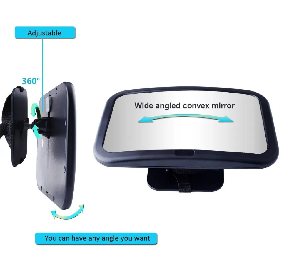 New Design Back Seat Mirror Baby Car Mirror Rear Facing Car Seat Baby