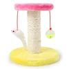 Factory outlet wholesales double-deck sisal cat tree post cat scratching tree toys ready to ship