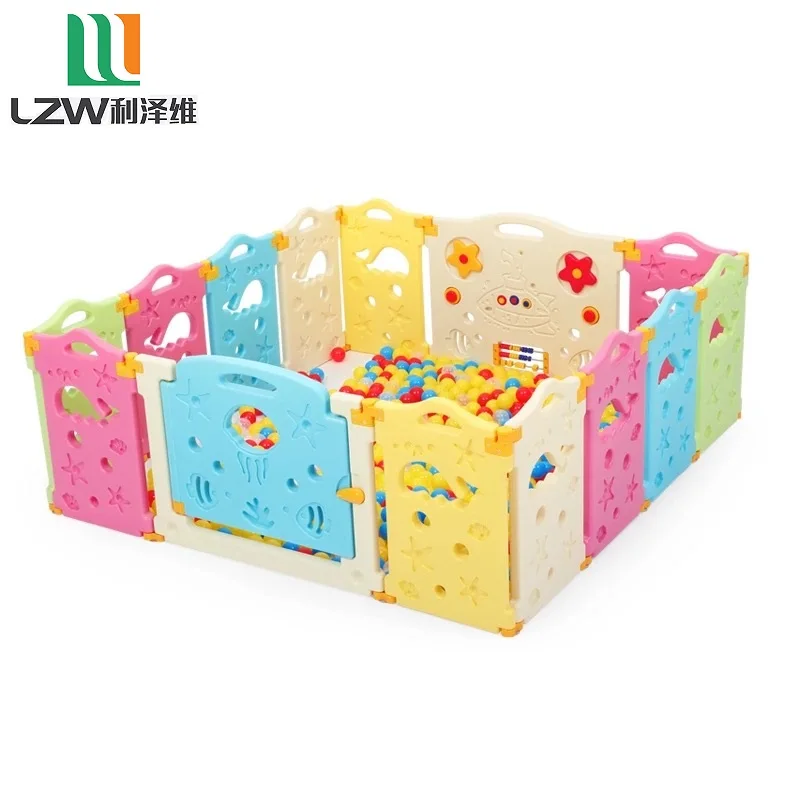 Baby Playpen Kids Activity Centre Safety Play Yard Home Indoor Outdoor With 14