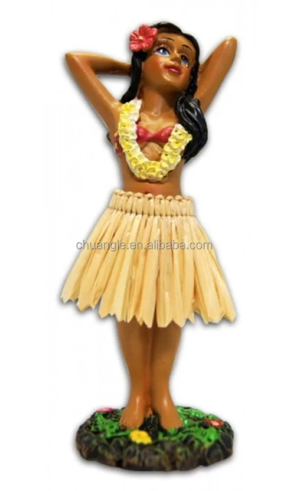 custom dashboard hula girl