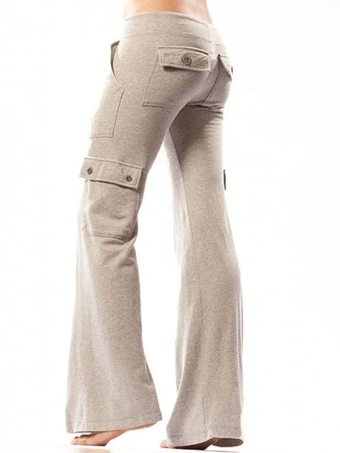 Custom Plus Size White Long Pants Linen Cotton Cargo Lounge Pants - Buy ...