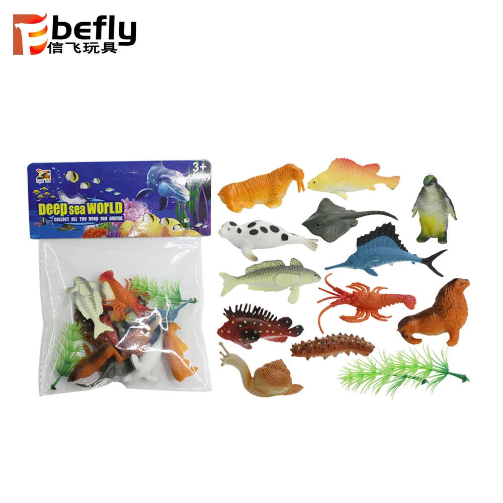 Realistic Mini Plastic Marine Ocean Sea Animals Model Toy - Buy Ocean ...