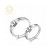Real Diamond Wedding 9Ct Gold Ring