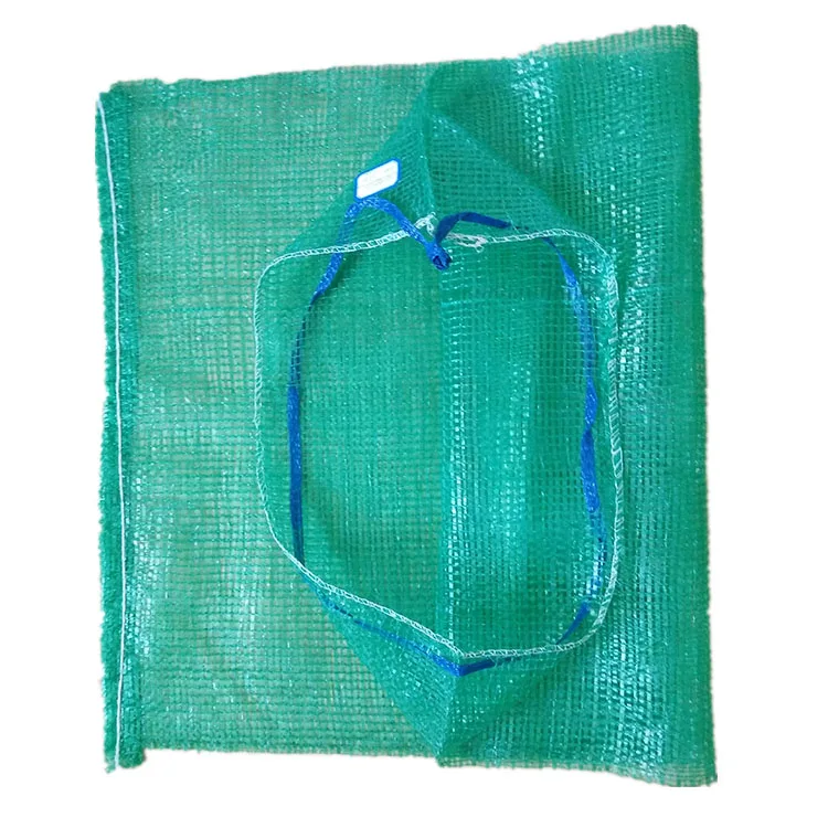 Top quality ecology drawstring mesh net bag for packaging cabbage peas