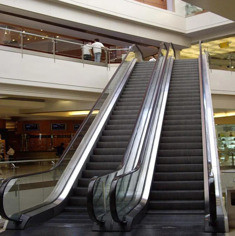 Fast Mechanical Electric Escalator Indoor Balustrade For Escalator Type