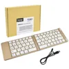2 IN 1 Slim Bluetooth Wireless Foldable Full Size Keypad Portable Keyboard With Holder Stand For iphone SAMSUNG ipad PC Tablet
