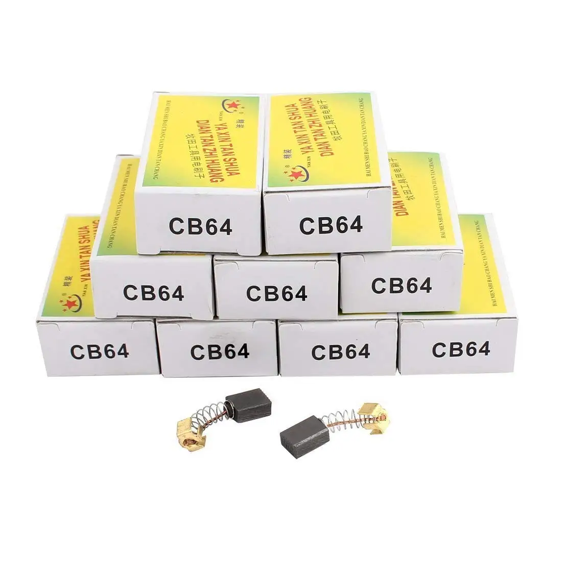 10 Pair CB411 Motor Power Tool Carbon Brushes 15//32/" x 9//25/" x 15//64/" for Makita