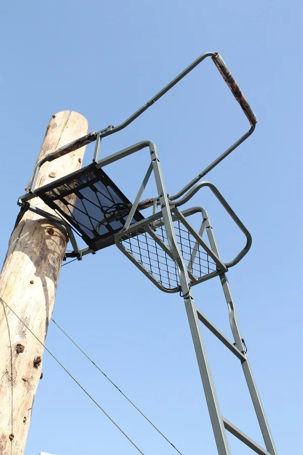 Ts004 Deluxe 16.5' Telescopic Ladder Steel Hunting Tree Stand Buy