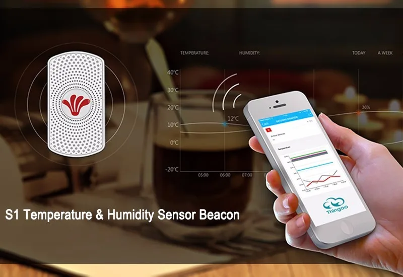 Indoor Logger - Temperature Sensor with FCC Bluetooth Beacon