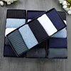 Custom Logo Solid Tube Socks Packaging Paper Box For Mens Dress Business Socks