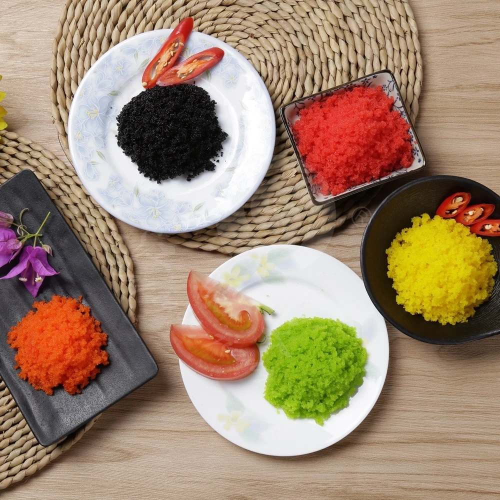 FROZEN SEASONED FISH ROE(tobiko)Indonesia Origin, View seasoned flying
