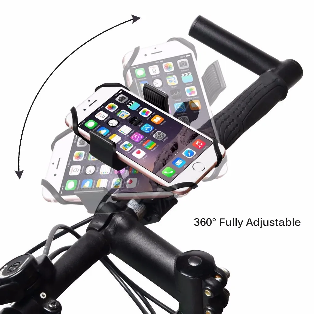 Universal Motorcycle Phone Holder Black Net Bike Mount Holder For Phone