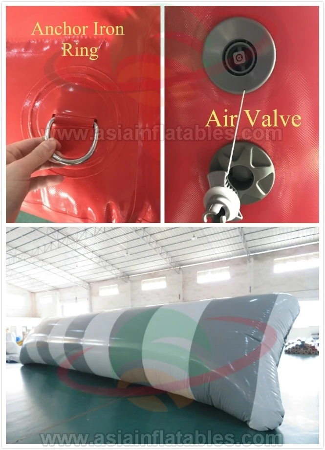 inflatable water launch pad