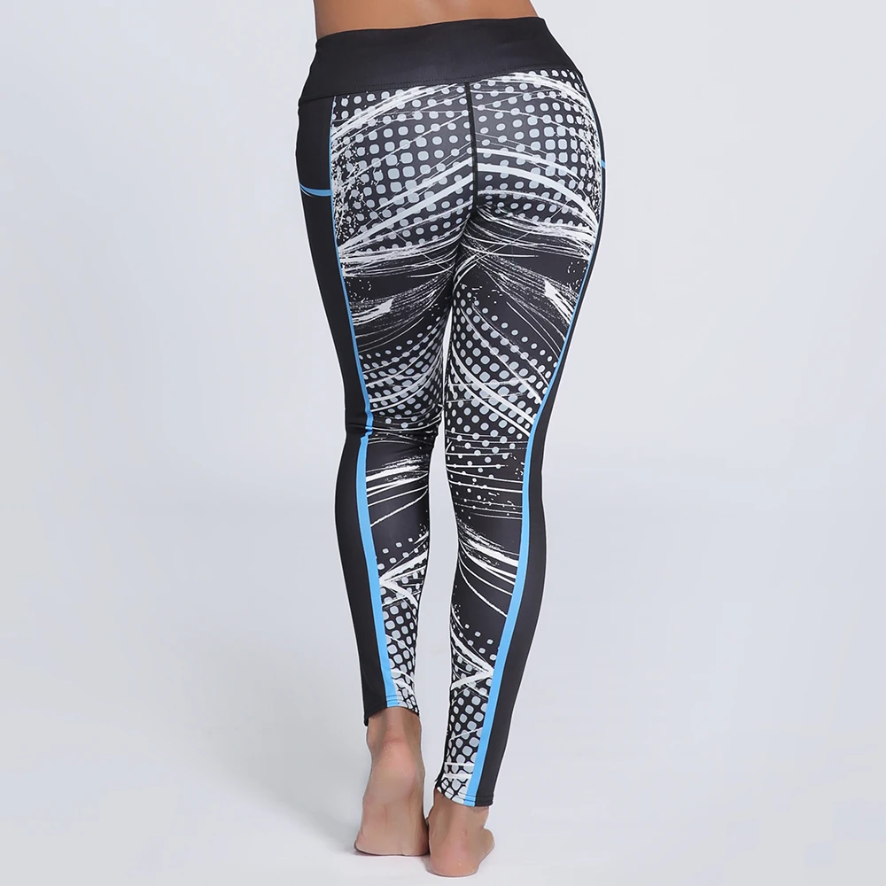 Women Leggings Tight Capris Pants Sexy Black Girl In Yoga Pants