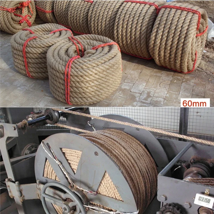 14mm 3mm 6mm 8mm Hot Selling Hemp Netting Bulk Manila Hemp Jute Twine