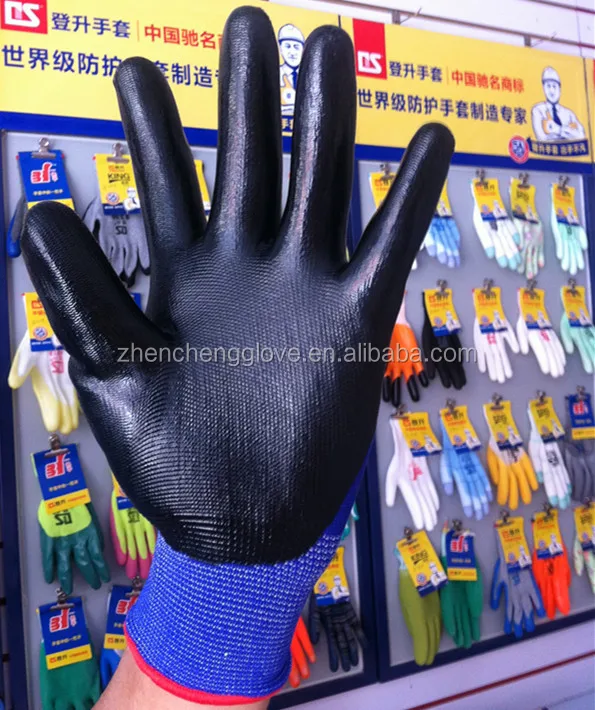 13g Cheap Garden Nitrile Glove/nitrile Coated Glove/bulk Nitrile Gloves