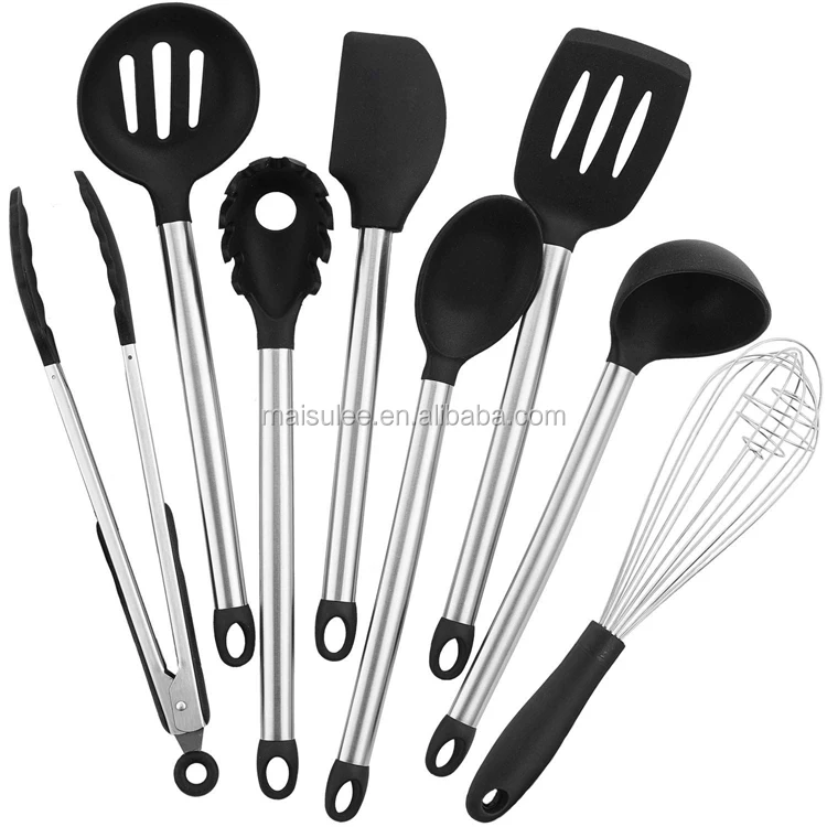 2017 Heat-resistant 8pcs Stainless Steel Kitchen Cooking Mixing  Tools,Silicone Kitchen Utensil Set - Buy Kitchen Utensil Set,Kitchen  Tools,Kitchen Mixing Tools Product on Alibaba.com
