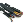 Multi pair telephone cable, outdoor connecting telephone wire, 50 pair 200 pair underground Cat3 Cat5 telephone cable color code