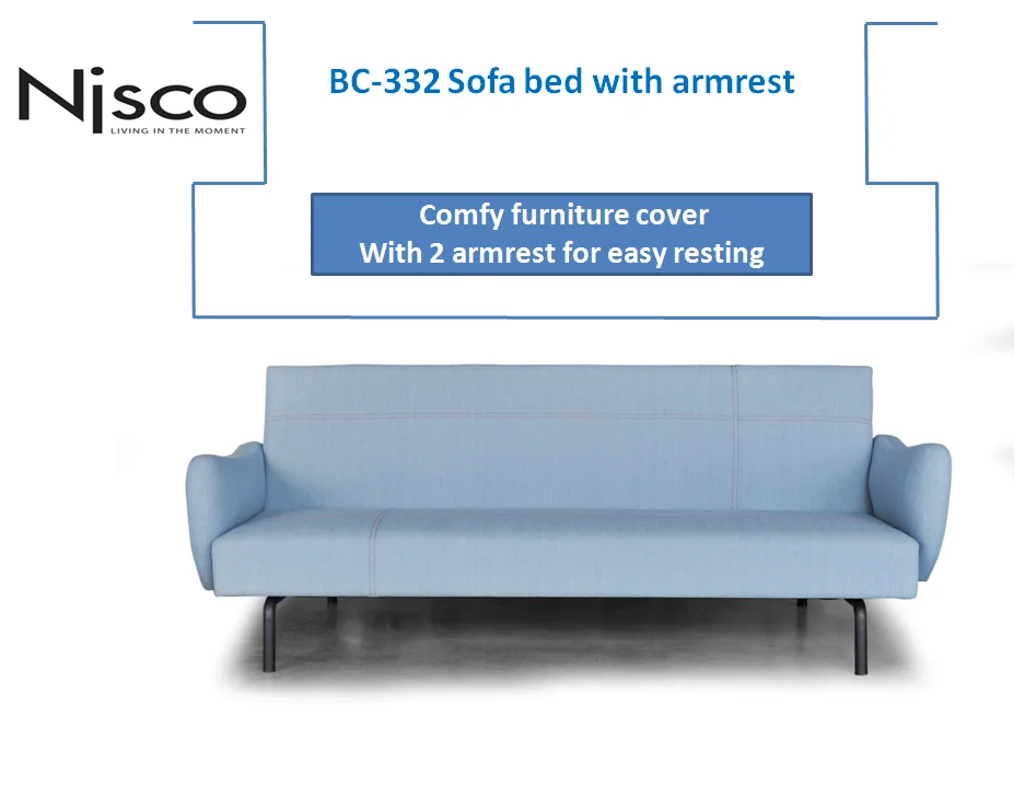 Nisco Memory Foam Futon Sofa Bed Sleeper With Arm For Easy Resting Buy Convertible Sofa