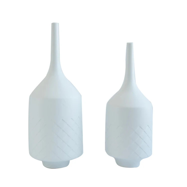 Luxury frosted surface antique wedding decoration ceramic flowers vases home decor flower vase.jpg