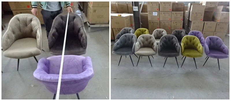 Best selling velvet leisure chair dining chair