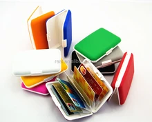 Высокое качество водонепроницаемый индивидуальный разноцветный силикон Кредитная карта кошелек