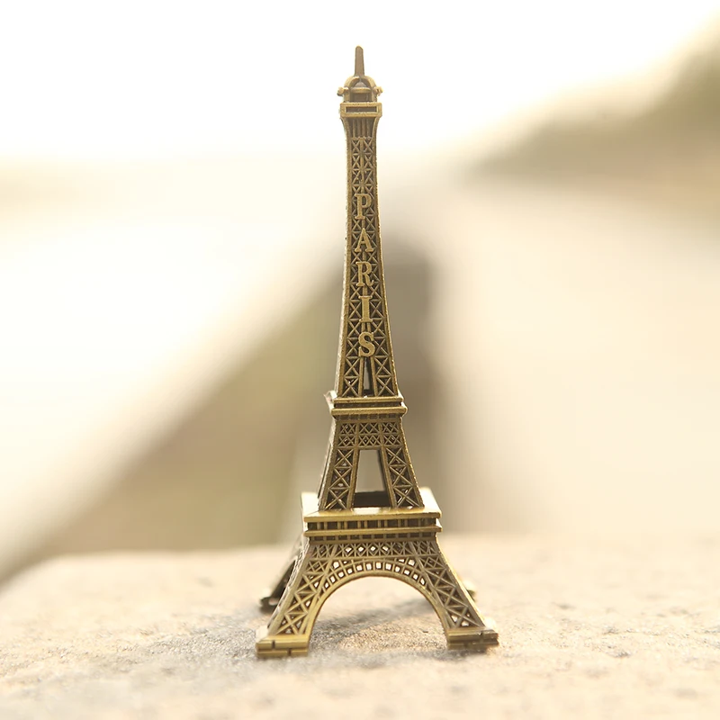 France Souvenir Eiffel Tower Metal Miniature Statue Home Decor 2018 ...